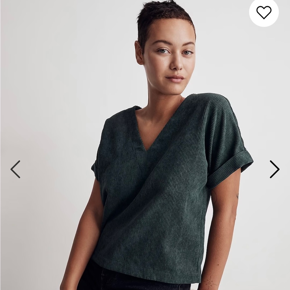 Madewell Corduroy Top Size Small NWT